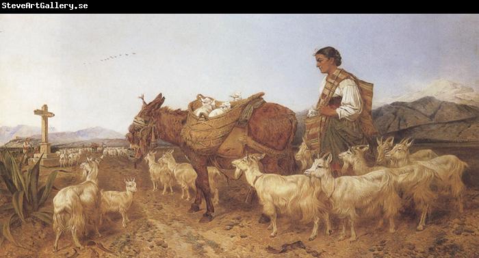 Richard ansdell,R.A. Going to Market (mk37)